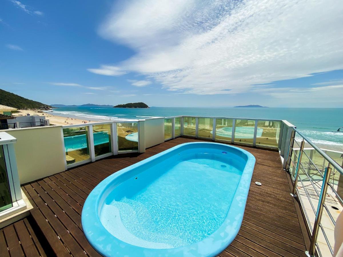 Ferienwohnung Infinito - Cobertura Frente Mar Com Piscina Governador Celso Ramos Exterior foto