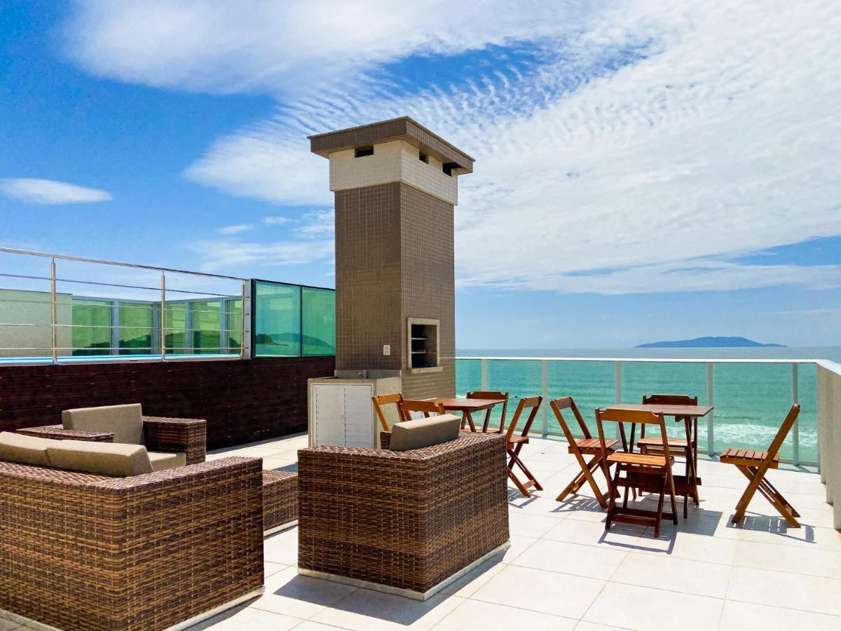 Ferienwohnung Infinito - Cobertura Frente Mar Com Piscina Governador Celso Ramos Exterior foto
